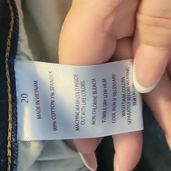 Slink Curvy Plus Size Bermuda Denim Jean Shorts Size 20 - Picture 4 of 7